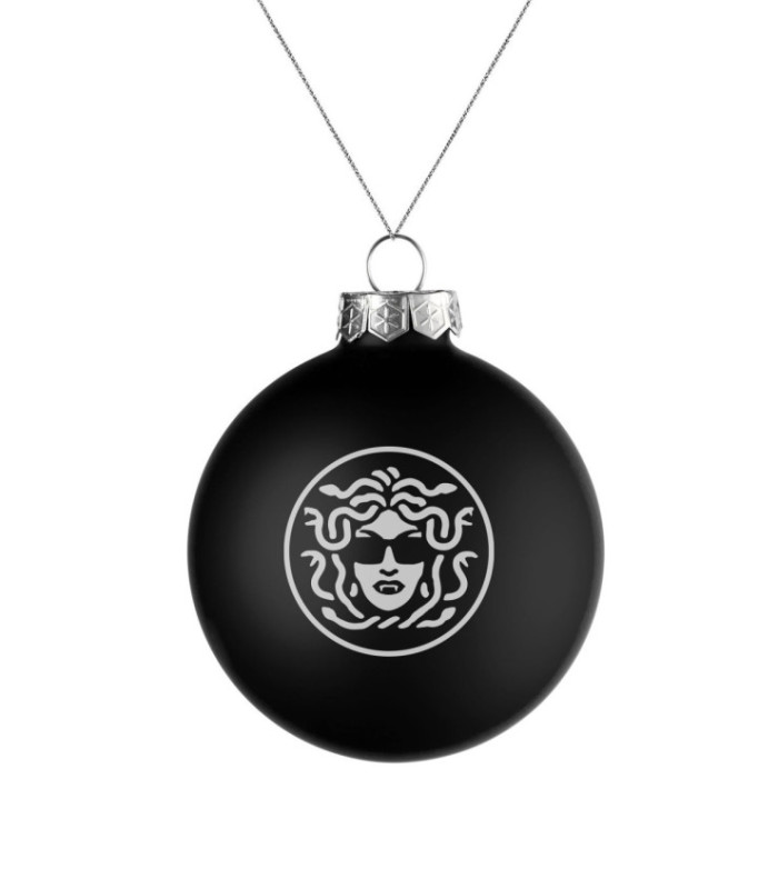 Шар елочный MEDOOZA 'Logo' (черный)