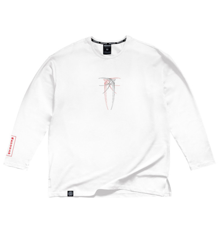 Лонгслив MEDOOZA "Birds" (белый)