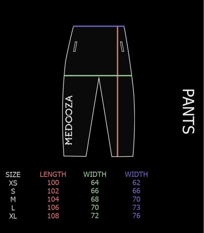 Штаны MEDOOZA "Serpent" (черный)