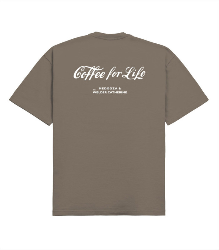 Футболка MEDOOZA x Welder C. ‘Coffee for Life’ (капучино) NCL23