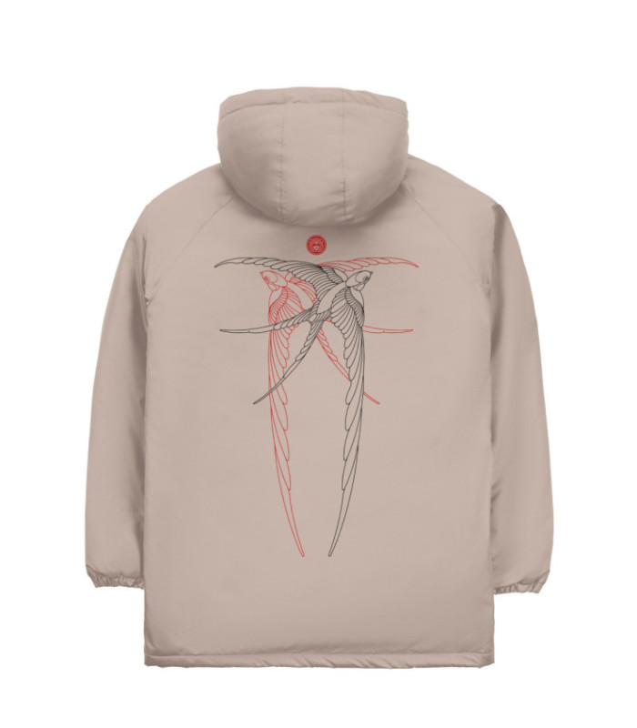 Куртка Storm W MEDOOZA "Birds" (капучино)