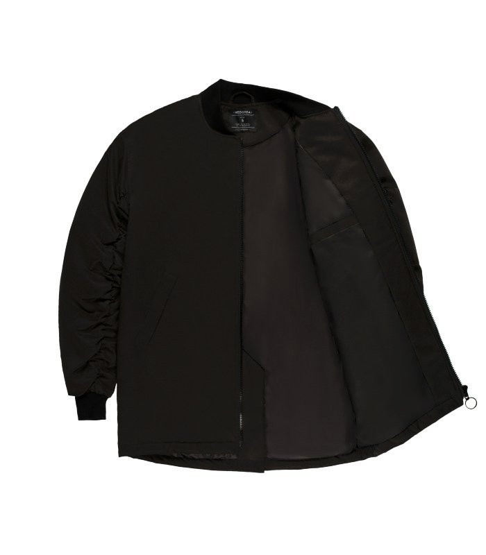 Бомбер удл. MEDOOZA "Snake_embr" (черный)