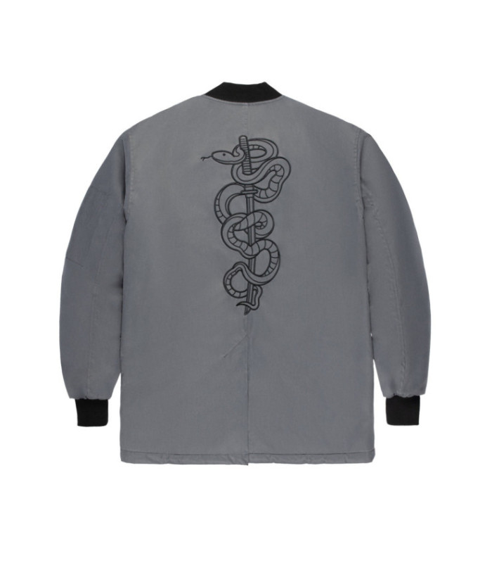 Бомбер удл. MEDOOZA "Katana_embr" (графит)