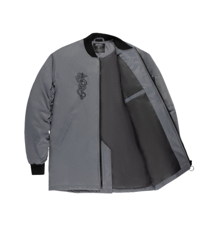 Бомбер удл. MEDOOZA "Katana_embr" (графит)