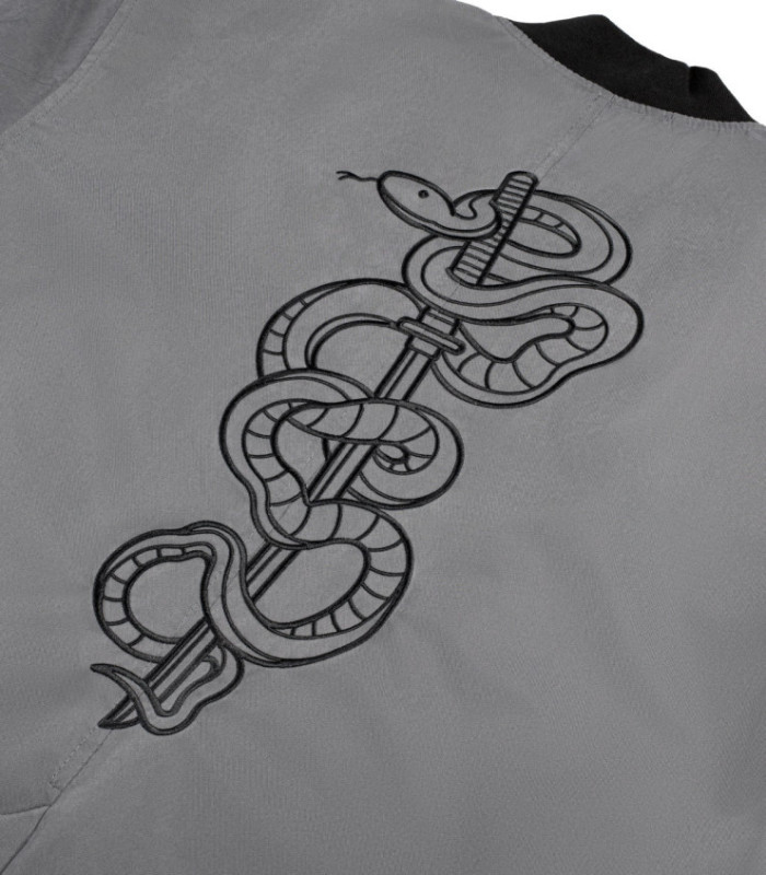 Бомбер удл. MEDOOZA "Katana_embr" (графит)