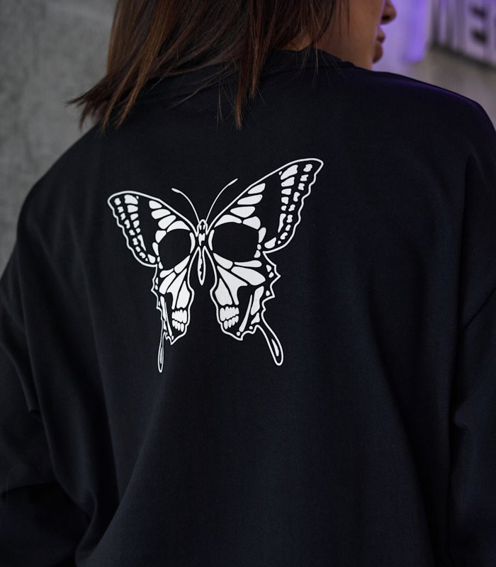 Лонгслив MEDOOZA "Metal Type" (W) (черный)