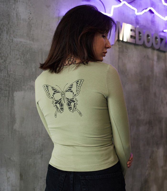 Топ каре MEDOOZA "Butterfly" (W) (песочный)