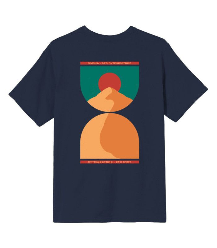 Футболка SVET "Песок" (темно-синий)