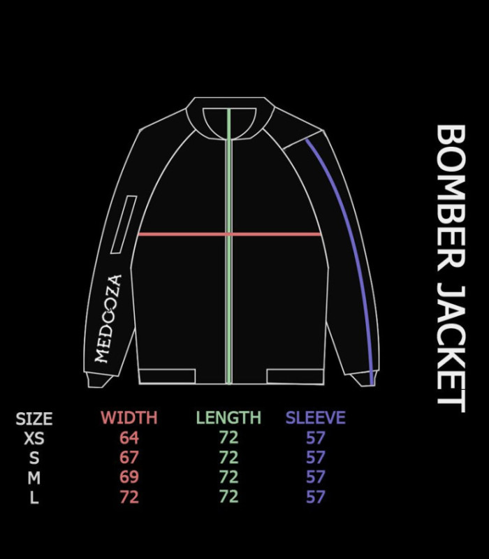 Бомбер MEDOOZA "Butterfly" (W) (цикламен)