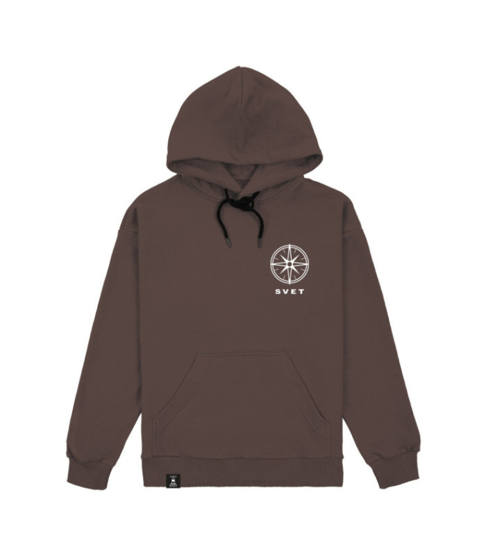 Худи SVET "На край света" (шоколад)