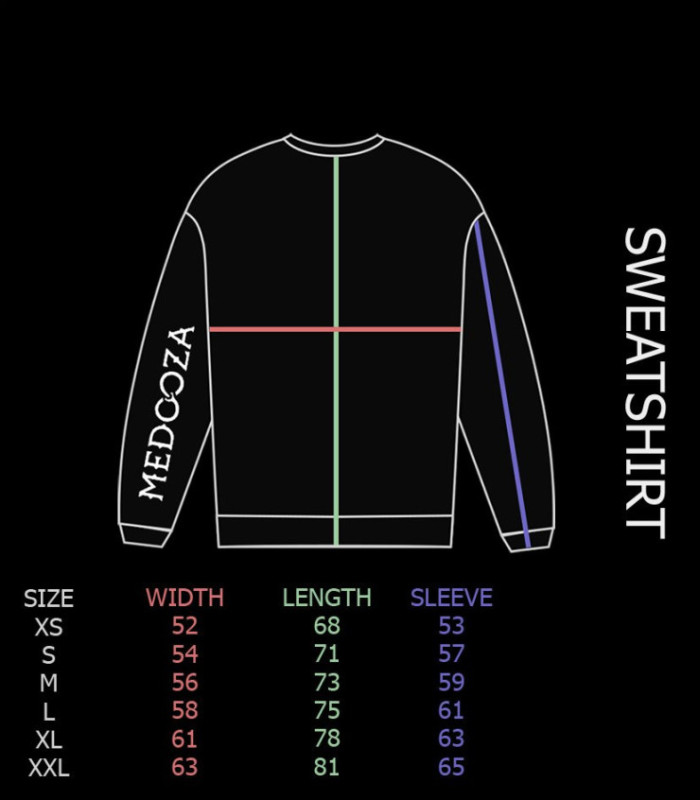 Свитшот SVET "На край света" (черный)