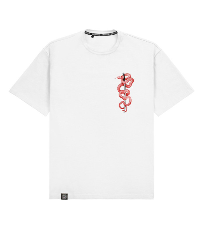 Футболка boxy MEDOOZA "Katana" (белый)