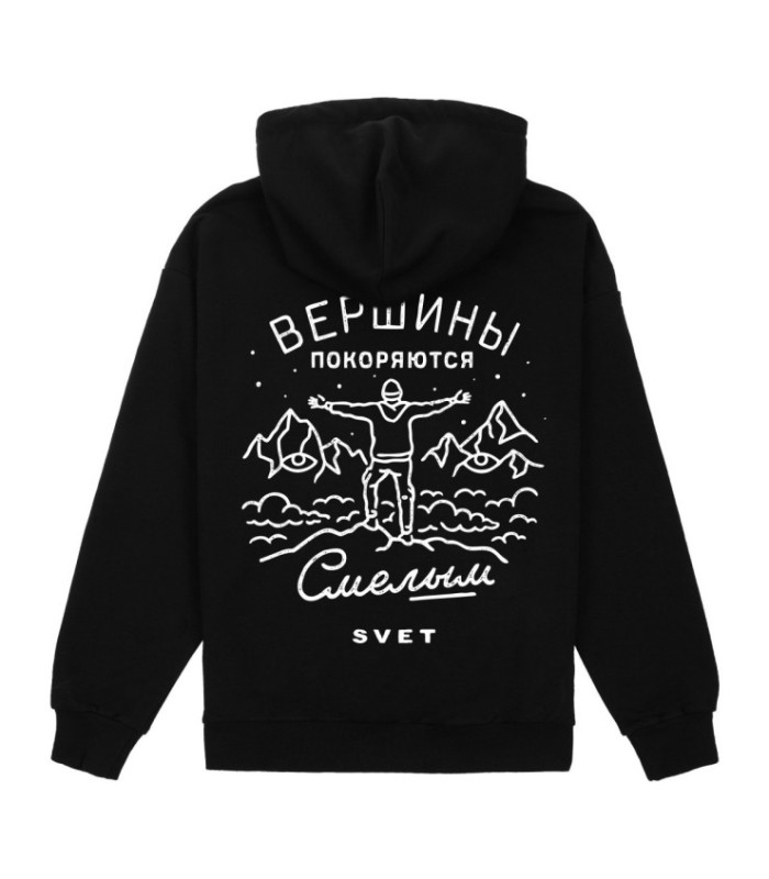 Худи SVET "Вершины" (черный)