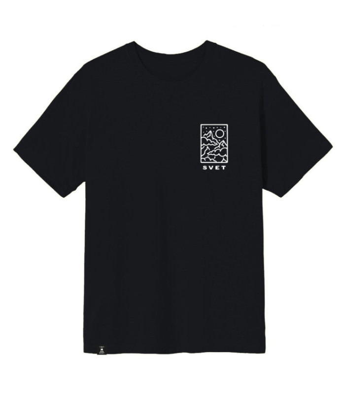 Футболка SVET "Вершины" (черный)