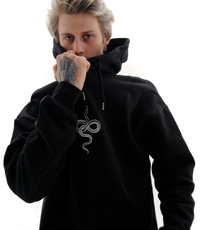 Худи MEDOOZA "Snake" (черный)