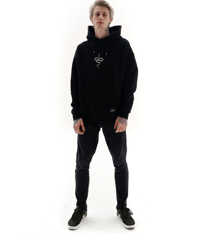 Худи MEDOOZA "Snake" (черный)