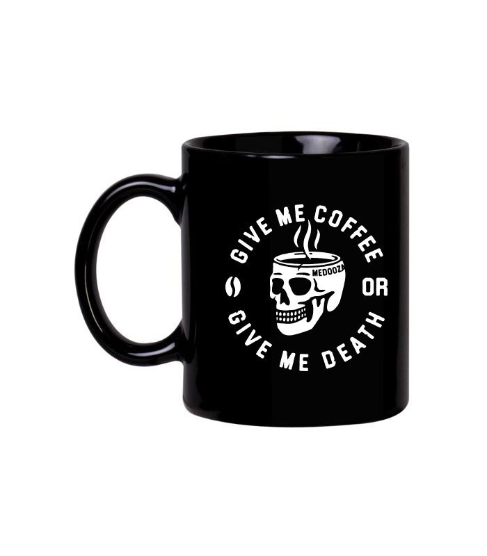 Кружка MEDOOZA "Coffee Or Death" (фаянс)