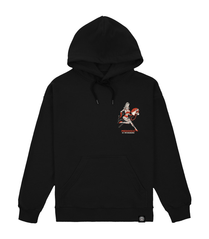 Худи MEDOOZA "Hobbyhorsing" (чёрный)