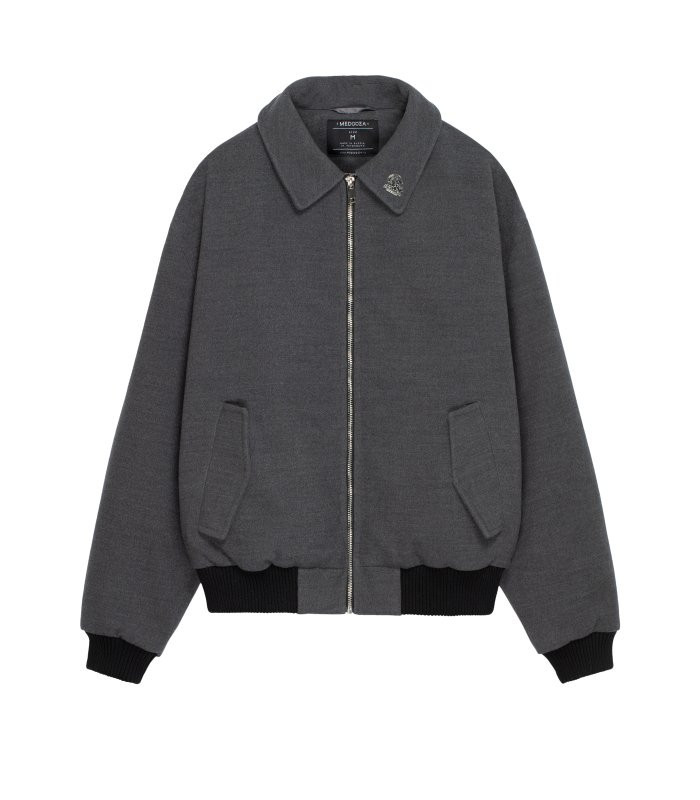Бомбер-пальто MEDOOZA (темно-серый)