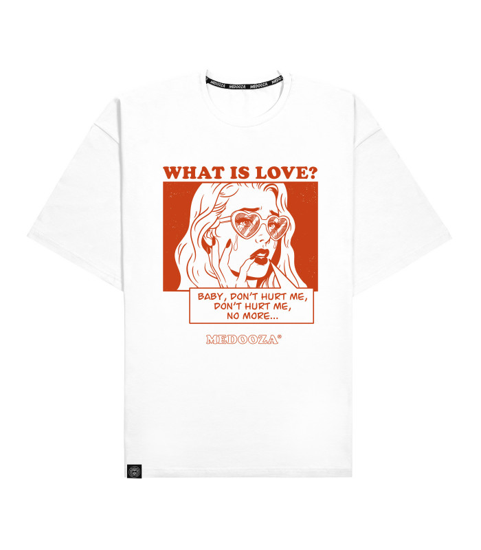 Футболка MEDOOZA "What is Love" (белый)