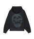 Худи grunge MEDOOZA Garment Dyed 'Brushed Skull'