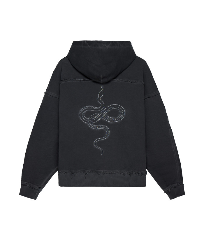 Худи grunge MEDOOZA Garment Dyed 'Snake MAX'