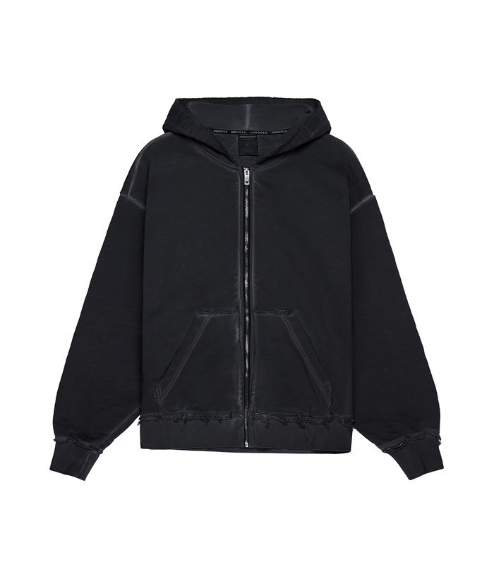 Zip-худи grunge MEDOOZA Garment Dyed 'Snake MAX'