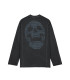 Лонгслив grunge MEDOOZA Garment Dyed 'Brushed Skull'