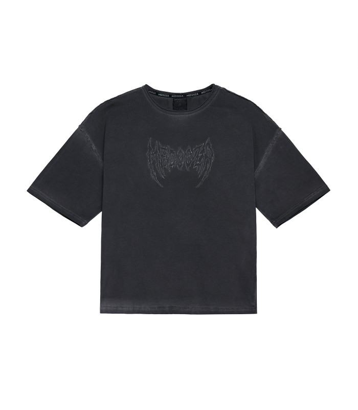 Футболка grunge MEDOOZA Garment Dyed 'Metal Logo outline'
