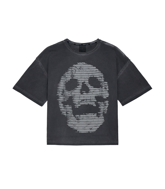 Футболка grunge MEDOOZA Garment Dyed 'Brushed Skull'