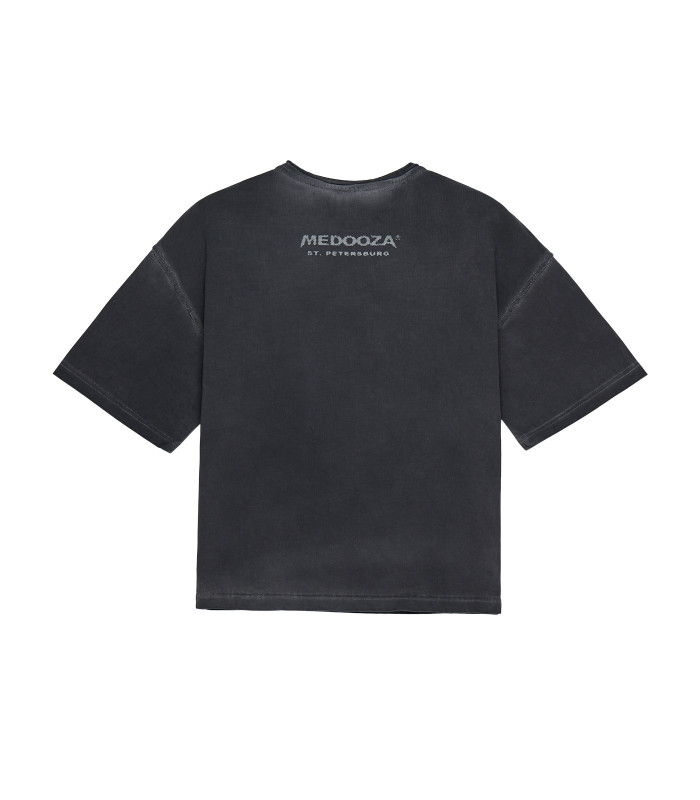 Футболка grunge MEDOOZA Garment Dyed 'Brushed Skull'