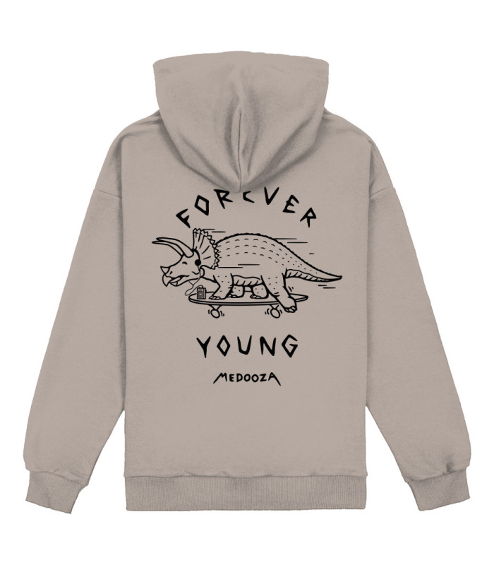 Худи MEDOOZA "Triceratops" (серо-бежевый)