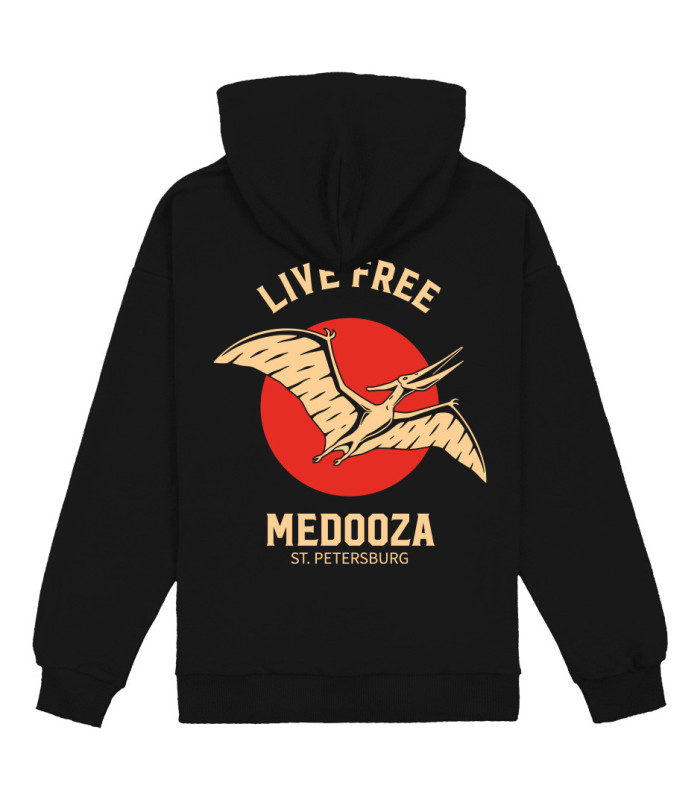 Худи MEDOOZA "Pterosaur" (черный)