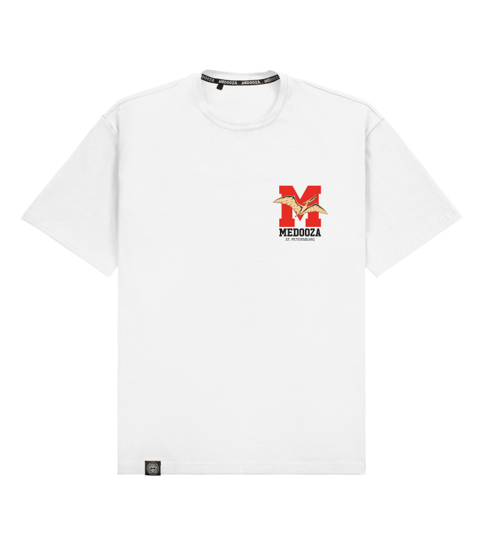 Футболка boxy MEDOOZA "Pterosaur" (белый)
