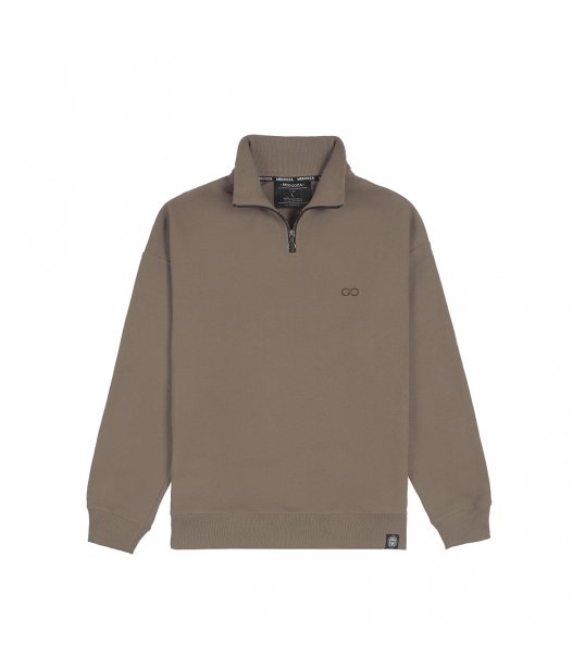 Свитшот MEDOOZA "Zip-Neck" (мокко)
