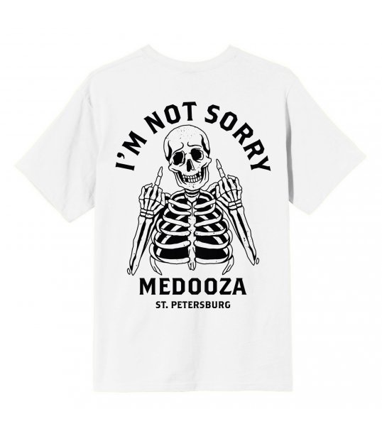 Футболка MEDOOZA "I'm not sorry" (белый)