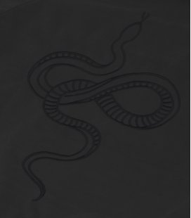 Бомбер MEDOOZA "Snake" (черный)
