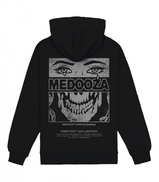 Худи MEDOOZA "Face" (черный)