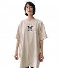 Футболка-платье MEDOOZA "Butterfly" (W) (молочный)