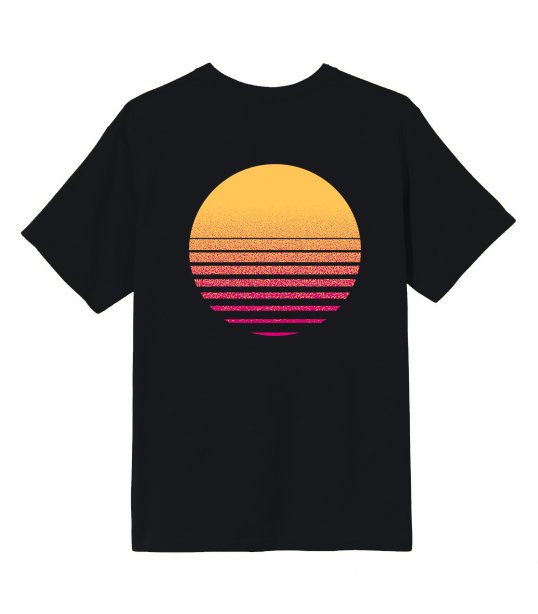 Футболка SVET "Солнце" (черный) - MEDOOZA