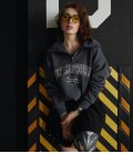 Свитшот Half-zip MEDOOZA «FTP College» (W) (графит)