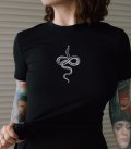 Футболка MEDOOZA "Snake" (W) (черный)