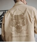 Рубашка MEDOOZA "Dragon Head" (бежевый)