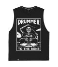 Майка MEDOOZA "Drummer to the Bone" (черный)
