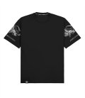 Футболка boxy MEDOOZA "Dragon Sleeves" (черный)
