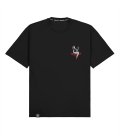 Футболка boxy MEDOOZA "Luck" (черный)