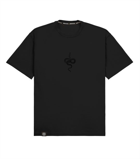 Футболка boxy MEDOOZA "Snake" (черный)
