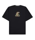 Футболка boxy MEDOOZA "Dinosaur" (черный)
