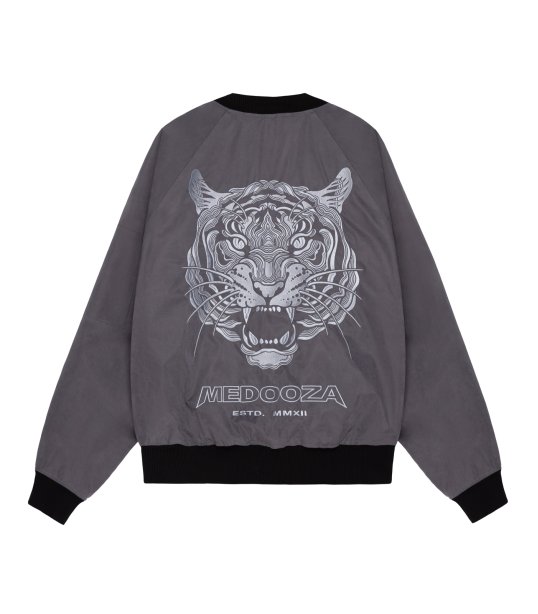 Бомбер MEDOOZA "Tiger Head" (графит)