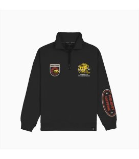 Half-Zip MEDOOZA "Coffee Crew" (чёрный)
